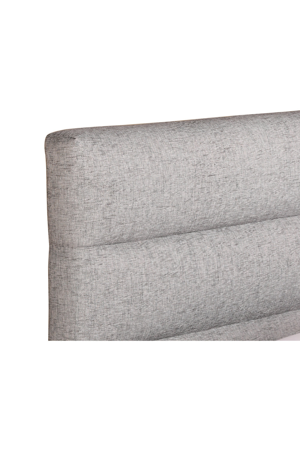 Modern European furniture - Gray Channeled Queen Bed - www.oroa.com