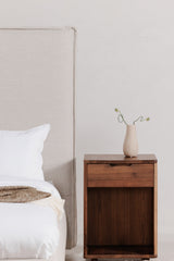 Modern European furniture - Beige Linen Blend Bed - www.oroa.com
