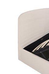 Modern European furniture - Cream Storage Bed - www.oroa.com