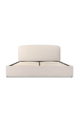 Modern European furniture - Cream Storage Bed - www.oroa.com