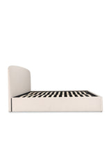Modern European furniture - Cream Storage Bed - www.oroa.com