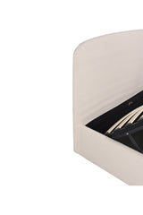 Modern European furniture - Cream Storage Bed - www.oroa.com