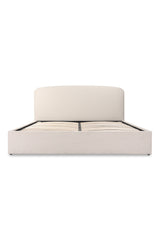 Modern European furniture - Cream Storage Bed - www.oroa.com
