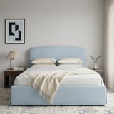 Blue King Storage Bed | Novi Living Joan