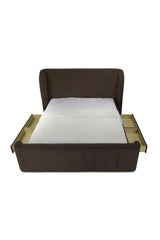 Modern European furniture - Upholstered Storage Bed - www.oroa.com