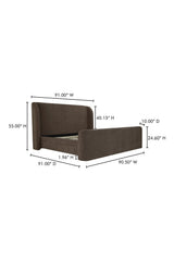 Modern European furniture - Upholstered Storage Bed - www.oroa.com