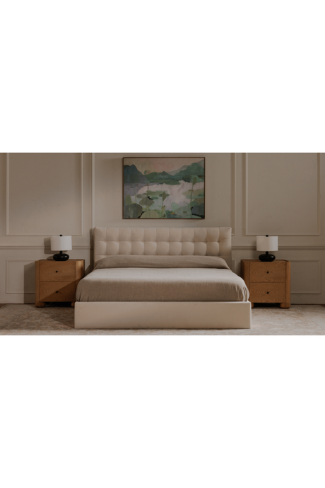 Modern European furniture - Tufted Storage Bed - www.oroa.com