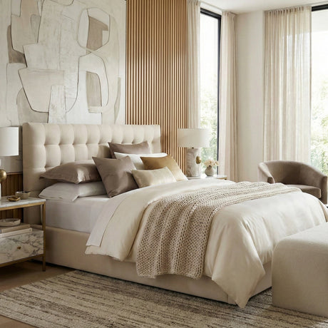Modern European furniture - Tufted Storage Bed - www.oroa.com