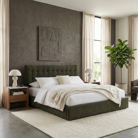 Modern European furniture - Tufted Storage Bed - www.oroa.com