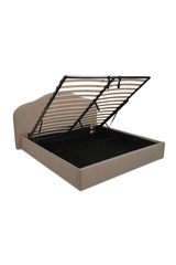 Modern European furniture - Arched Headboard Storage Bed - www.oroa.com
