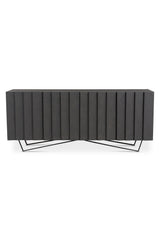 Modern European furniture - Dark Mango Wood 4-Door Sideboard - www.oroa.com