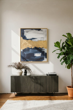 Modern European furniture - Dark Mango Wood 4-Door Sideboard - www.oroa.com