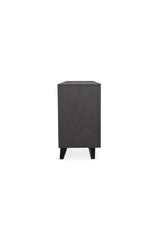 Modern European furniture - Dark Mango Wood 4-Door Sideboard - www.oroa.com