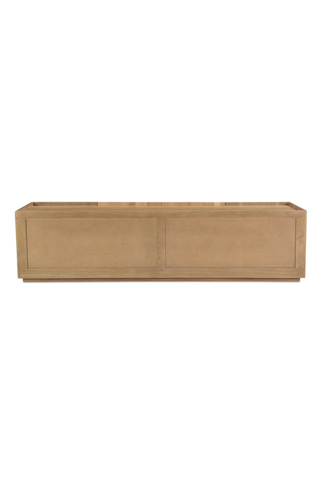 Modern European furniture - Natural Oak 4-Door Media Cabinet - www.oroa.com