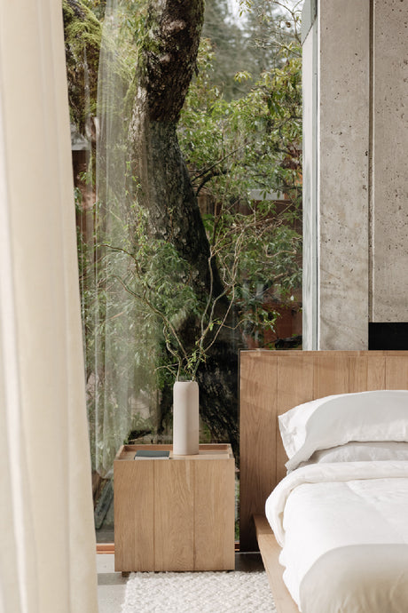 Natural Oak Nightstand | Novi Living Plank | Oroa.com