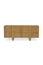 Modern European furniture - Japandi Oak 4-Door Sideboard - www.oroa.com