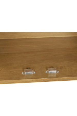   Modern European furniture - Japandi Oak 4-Door Sideboard - www.oroa.com | Oroa.com