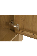 Modern European furniture - Japandi Oak 4-Door Sideboard - www.oroa.com