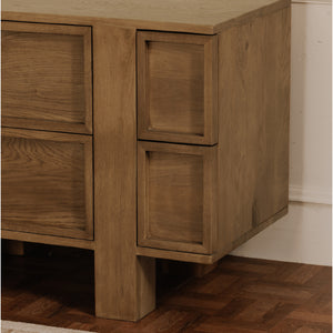   Modern European furniture - Oak 6-Drawer Nightstand - www.oroa.com | Oroa.com