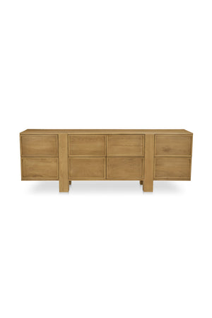 Modern European furniture - Japandi Oak 8-Drawer Dresser - www.oroa.com