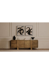 Modern European furniture - Japandi Oak 8-Drawer Dresser - www.oroa.com