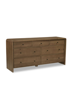 Modern European furniture - Solid Oak 7-Drawer Dresser - www.oroa.com