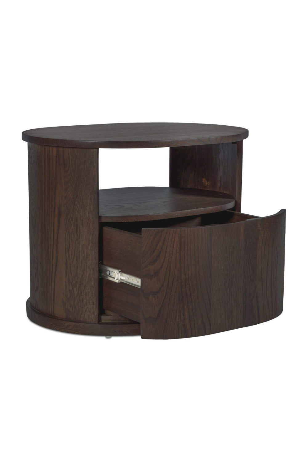 Oak 1-Drawer Nightstand | Novi Living Tommy