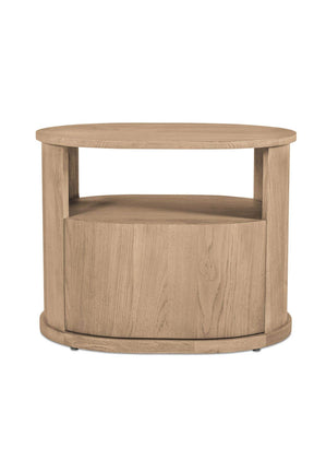 Modern European furniture - Oak 1-Drawer Nightstand - www.oroa.com