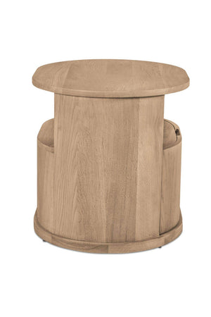 Oak 1-Drawer Nightstand | Novi Living Tommy