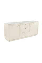 Modern European furniture - Marble Top Wooden Sideboard - www.oroa.com