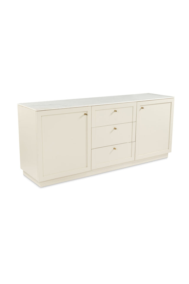 Marble Top Wooden Sideboard | Novi Living Nadine | Oroa.com