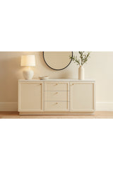 Modern European furniture - Marble Top Wooden Sideboard - www.oroa.com