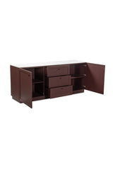 Modern European furniture - Marble Top Wooden Sideboard - www.oroa.com