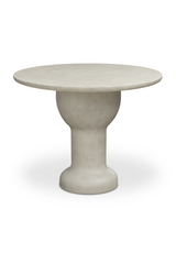 Modern European furniture - Cream Concrete Outdoor Coffee Table - www.oroa.com