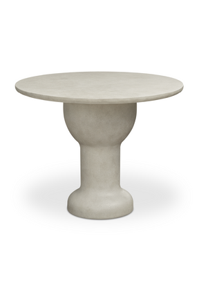 Modern European furniture - Cream Concrete Outdoor Coffee Table - www.oroa.com