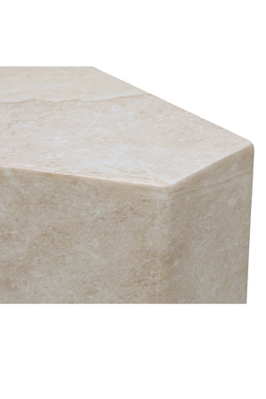 Concrete 5-Sided Outdoor Side Table | Novi Living Nix | Oroa.com