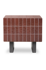 Modern European furniture - Glazed Concrete Outdoor Side Table - www.oroa.com