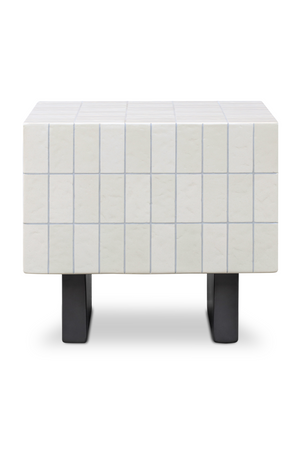 Glazed Concrete Outdoor Side Table | Novi Living Farren | Oroa.com
