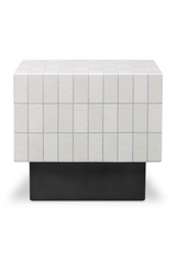 Modern European furniture - Glazed Concrete Outdoor Side Table - www.oroa.com