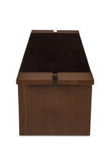 Modern European furniture - Brown Hyacinth Outdoor Bench - www.oroa.com