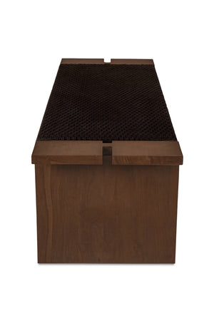 Brown Hyacinth Outdoor Bench | Novi Living Merritt