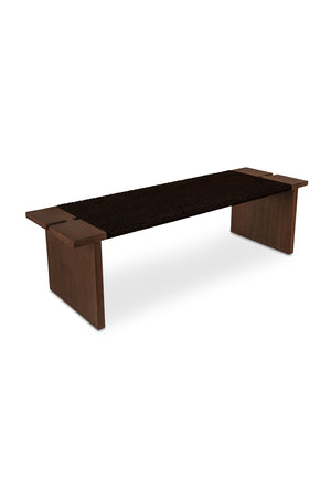 Brown Hyacinth Outdoor Bench | Novi Living Merritt