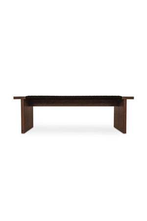 Brown Hyacinth Outdoor Bench | Novi Living Merritt