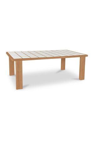 Solid Teak Outdoor Dining Table | Novi Living Marina