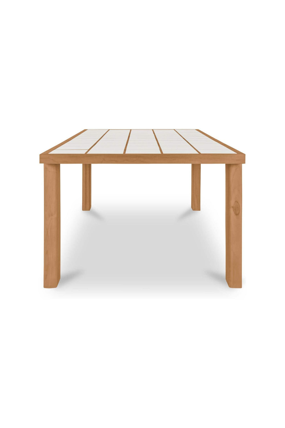 Solid Teak Outdoor Dining Table | Novi Living Marina