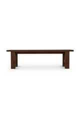 Modern European furniture - Slatted Teak Outdoor Dining Bench - www.oroa.com