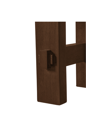 Slatted Teak Outdoor Dining Bench | Novi Living Esmond | Oroa.com