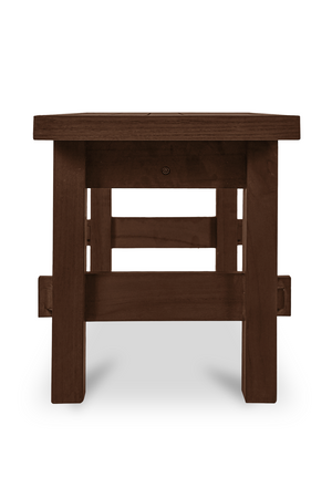 Slatted Teak Outdoor Dining Bench | Novi Living Esmond | Oroa.com