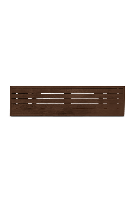 Modern European furniture - Slatted Teak Outdoor Dining Bench - www.oroa.com