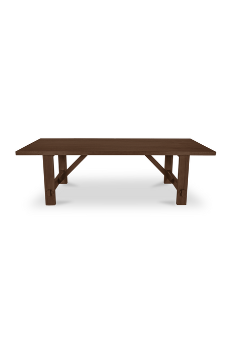 Slatted Teak Outdoor Dining Table | Novi Living Esmond | Oroa.com